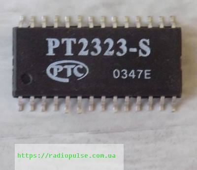 

Микросхема PT2323S ( CSC2323F , BT2323M ) , sop-28