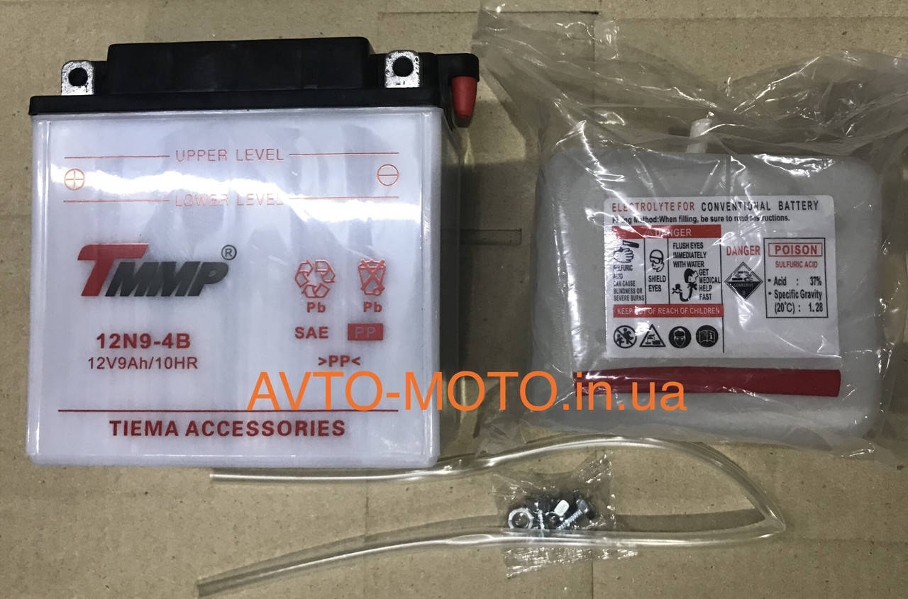 

Аккумулятор АКБ 12V9a.h. заливной 140*75*135 ТММР