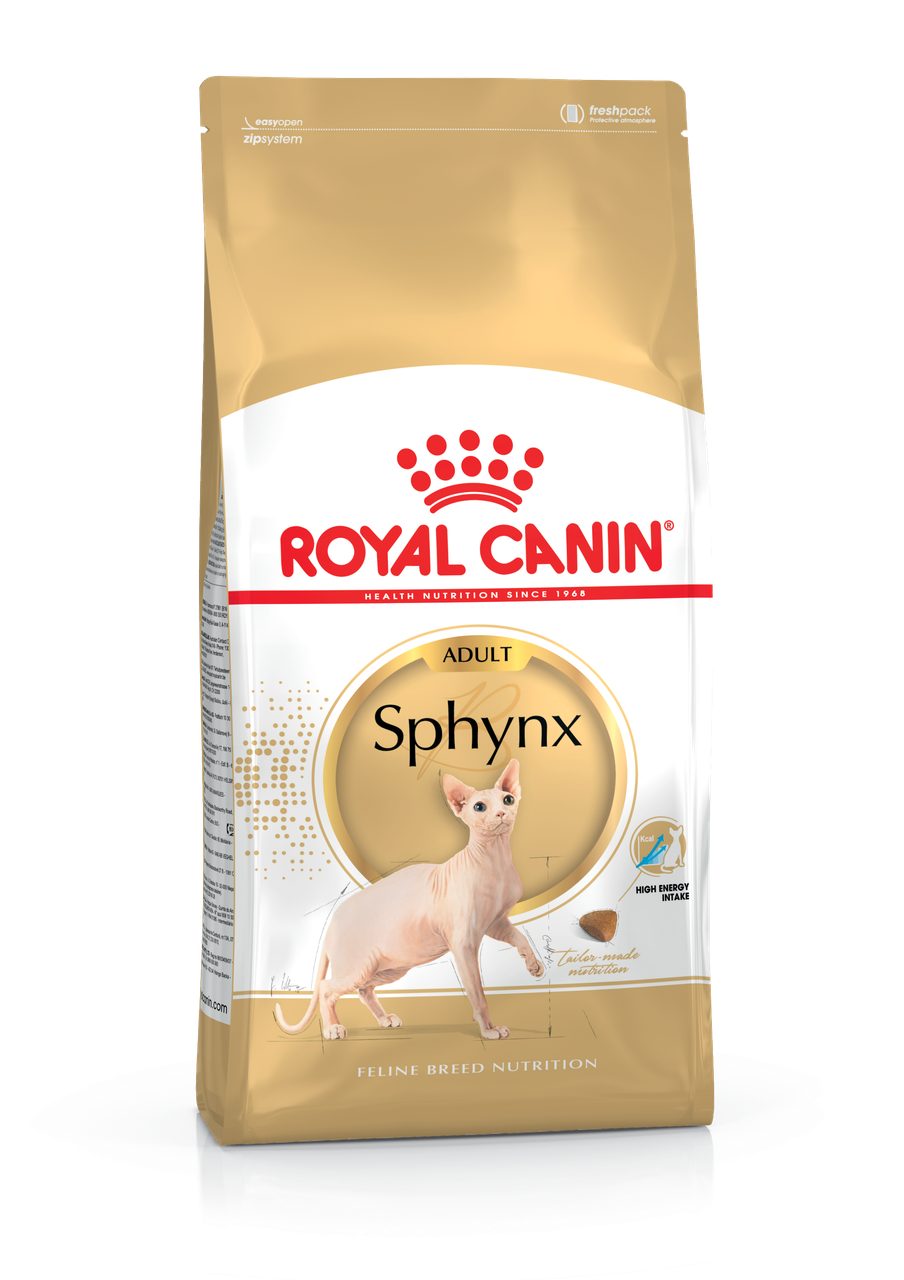 

Корм сухой Royal Canin для взрослых кошек породы сфинкс Sphynx Adult 400 g