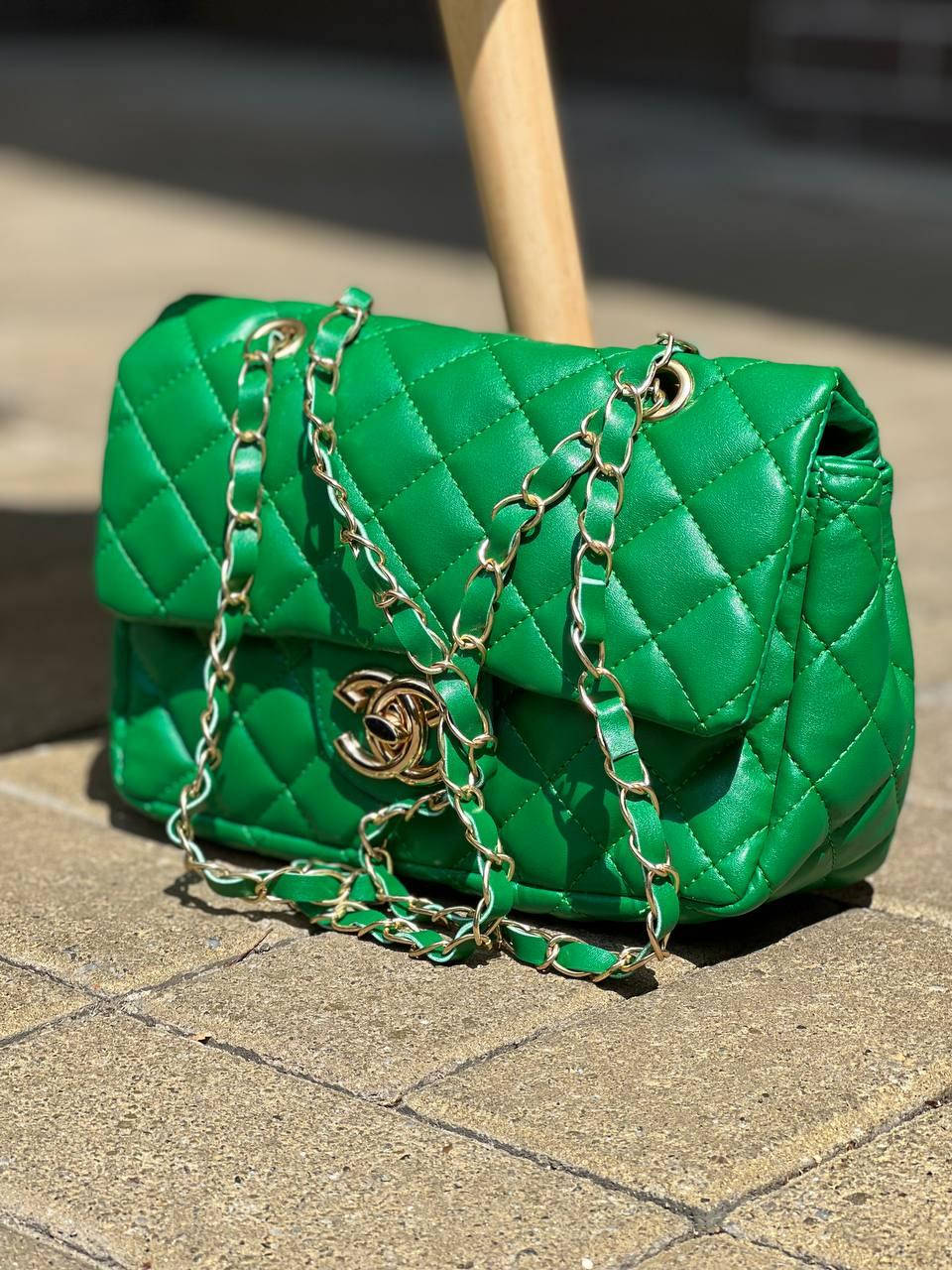 

Сумка Шанель зелёного цвета, Зелёный