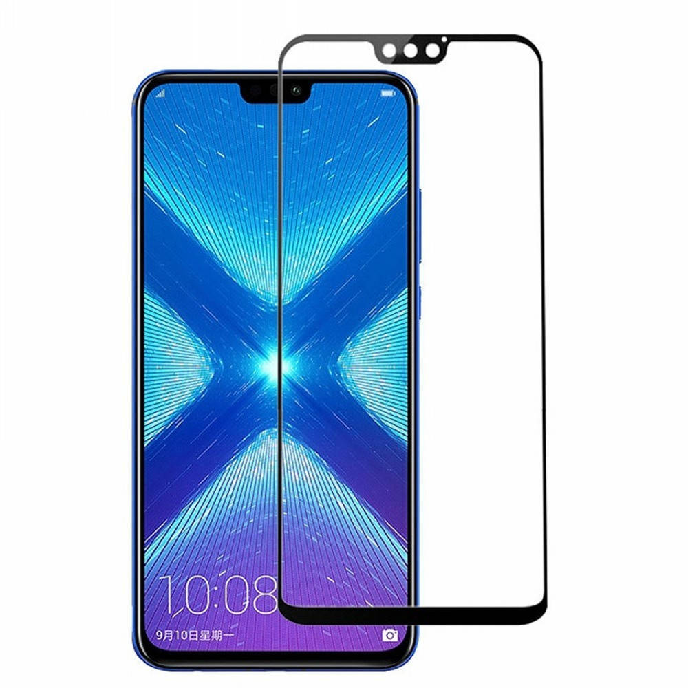 

5D стекло Honor 8X (Защитное Full Glue) (Хонор 8Х 8 Икс), Черный