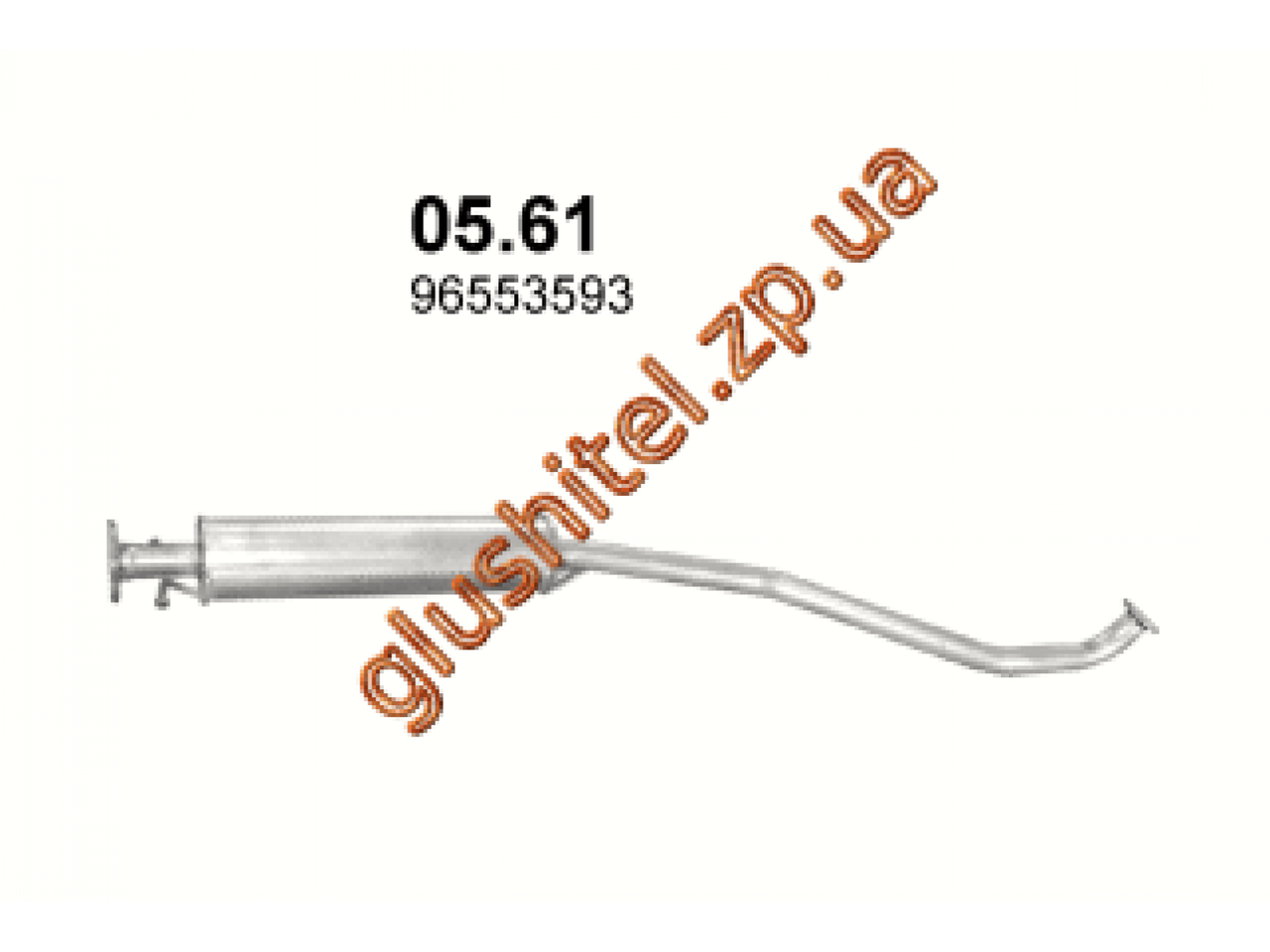 

Резонатор Шевроле Лачетти (Chevrolet Lacetti) (05.61) Черновцы (Sks)