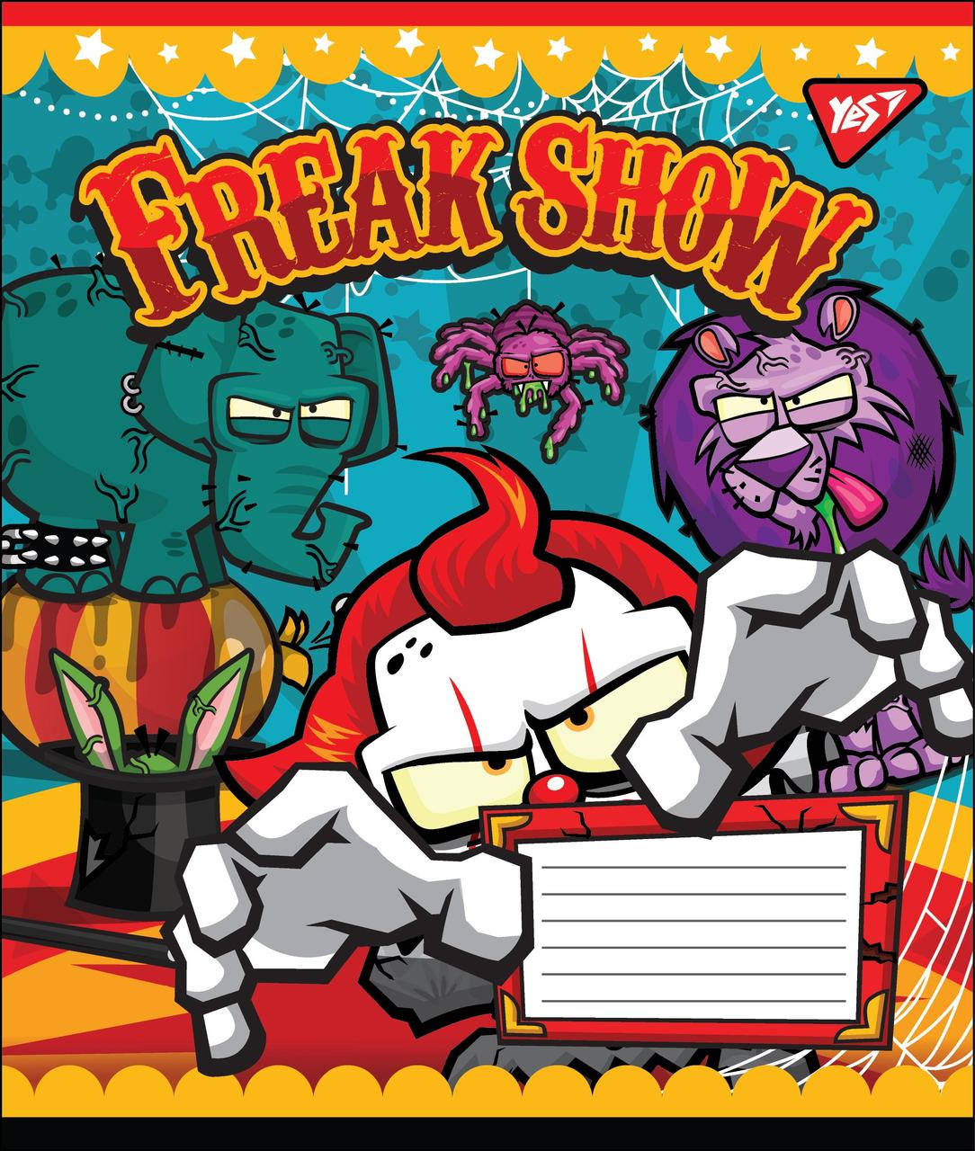 

Зошит 12арк. лін. YES Horror Circus 764498