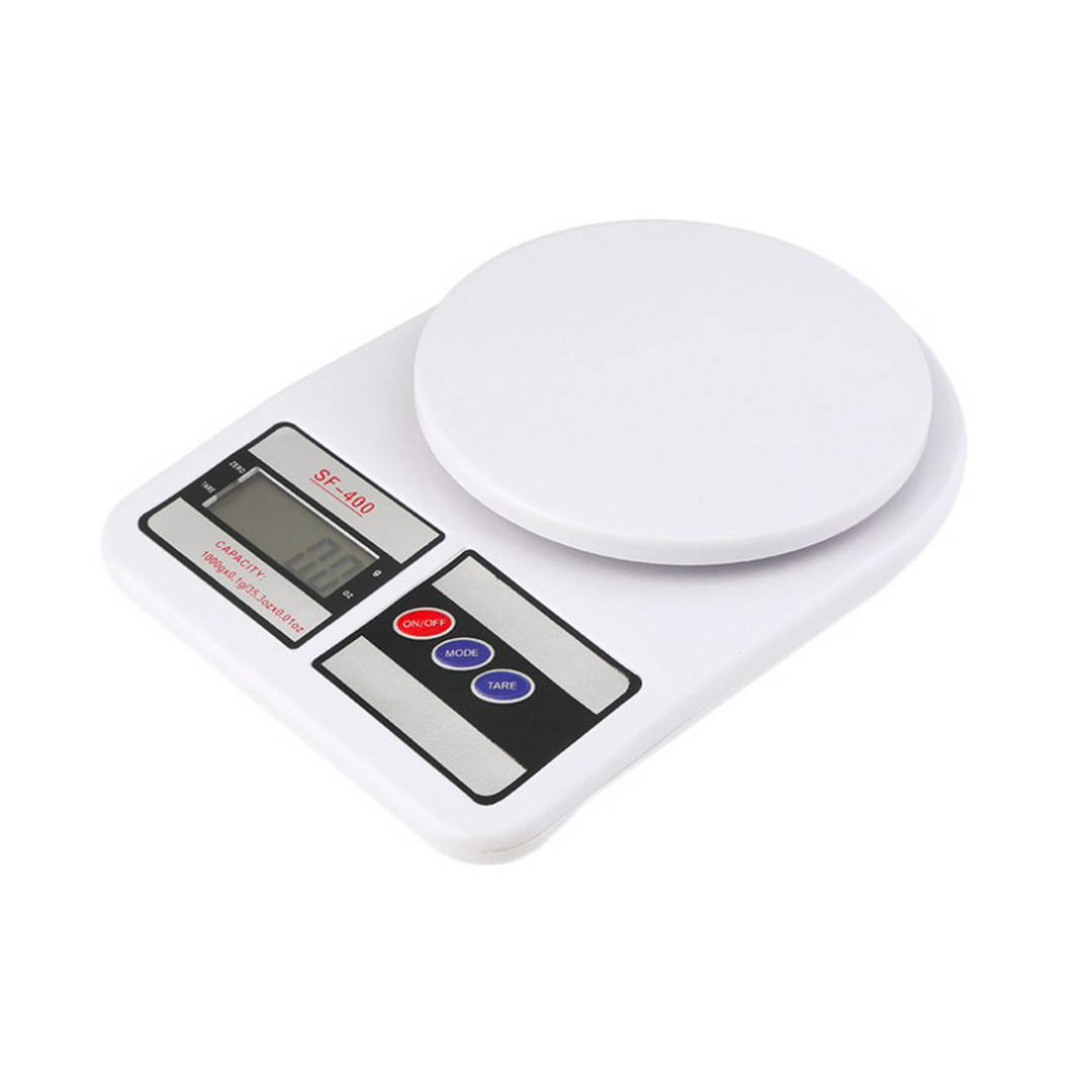 

Весы кухонные Electronic Kitchen Scale SF-400 до 7 кг белые (7983)