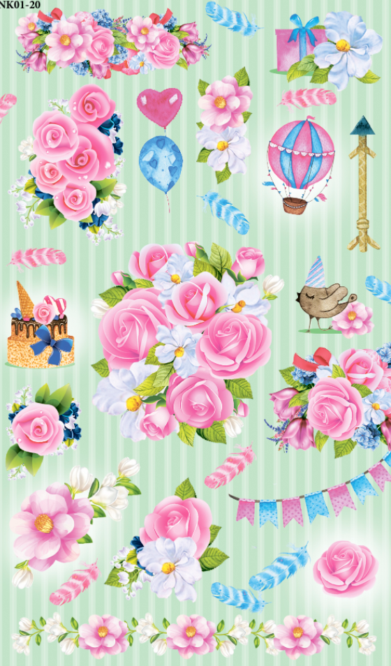 

Наклейки-стикеры детские, Разные цвета