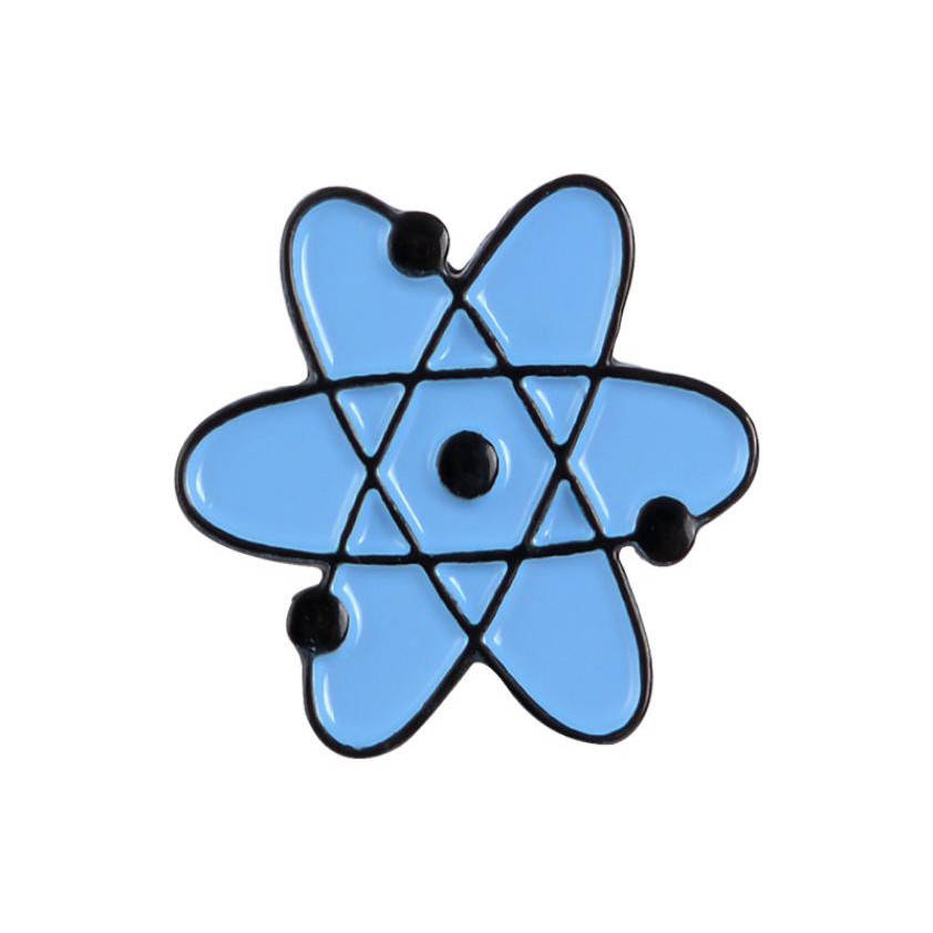 

"Атом" значок (пин) металлический