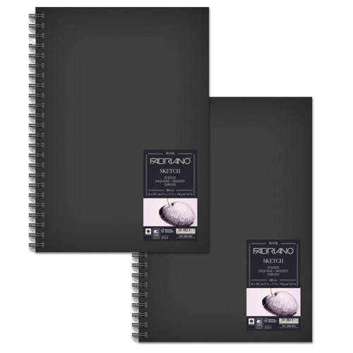 

28014550 Альбом для эскизов Sketch Book А5 (14,8х21 см) 110 г/м.кв. 80 листов в твердом переплете на спирали