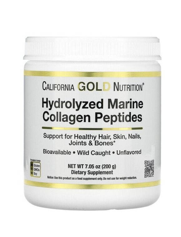 

Морской коллаген без добавок, California Gold Nutrition CollagenUP, 200гр (США)
