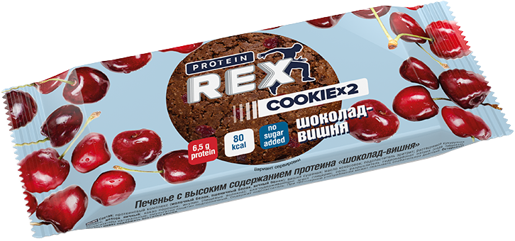 

Протеиновое печенье ProteinRex Шоколад-Вишня (50 грамм)