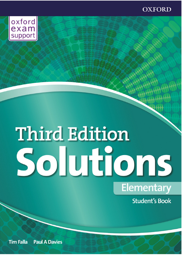 

Solutions Elementary Student's book