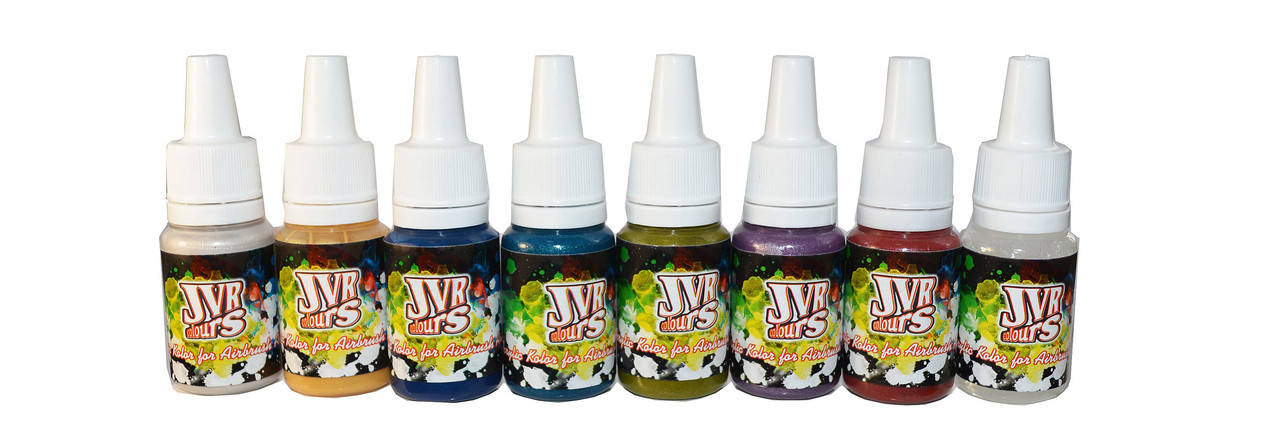 

Набор перламутровых красок для аэрографа JVR Colors Perl (7*10мл)