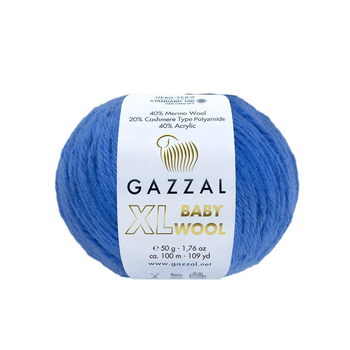 

Gazzal Baby Wool XL № 830 василек