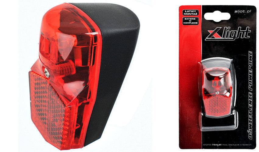 

Фара задняя X-LIGHT XC-114C под динамо, 1Led с поддержкой (a-o-b-p-0120)