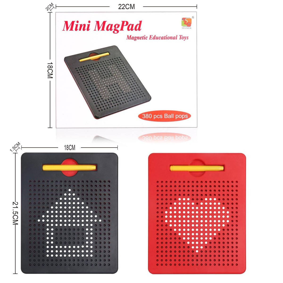 

МАГНІТНА ДОШКА "MAGPAD" (TSQ-380) Код товару: 177004