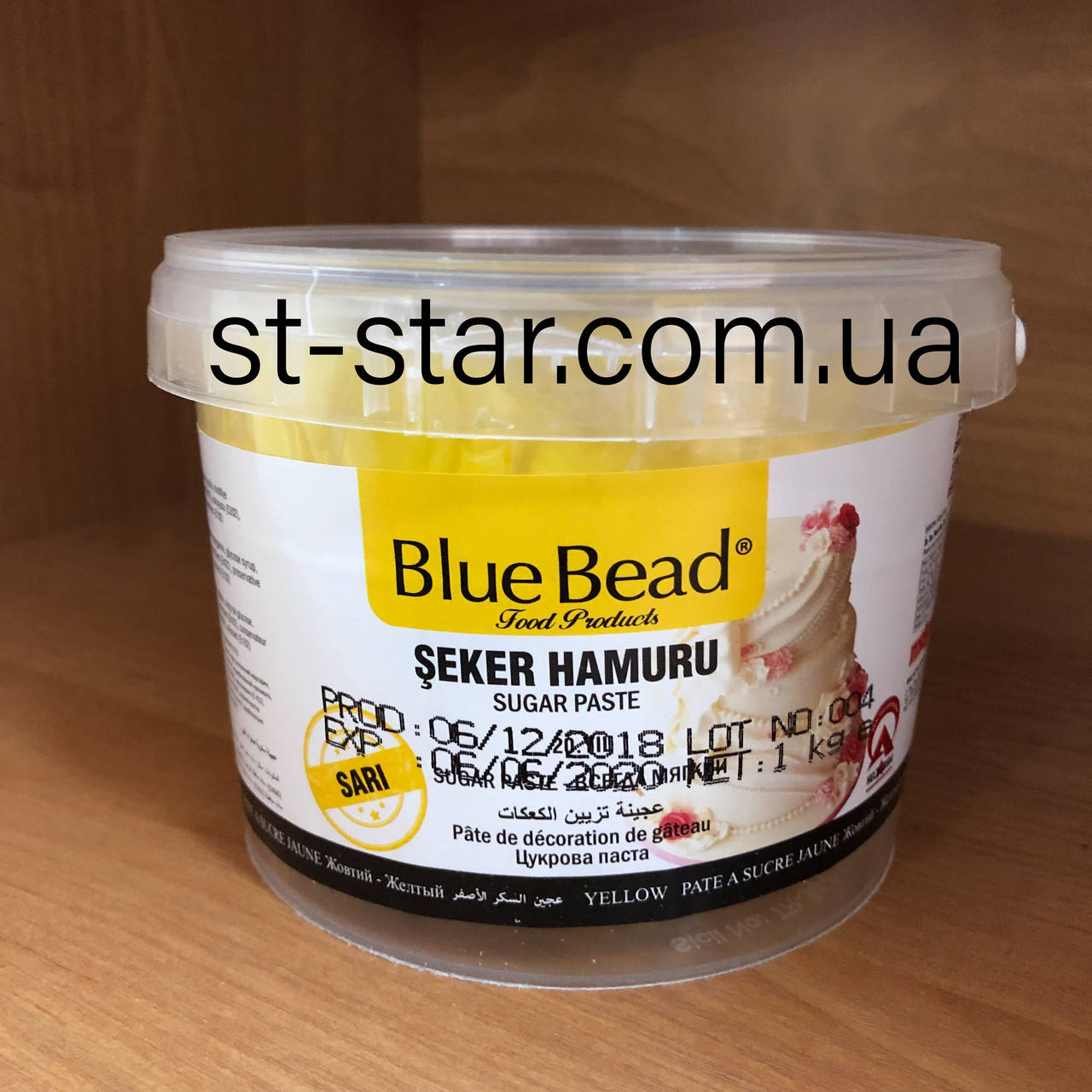 

Мастика желтая Blue Bead 1кг