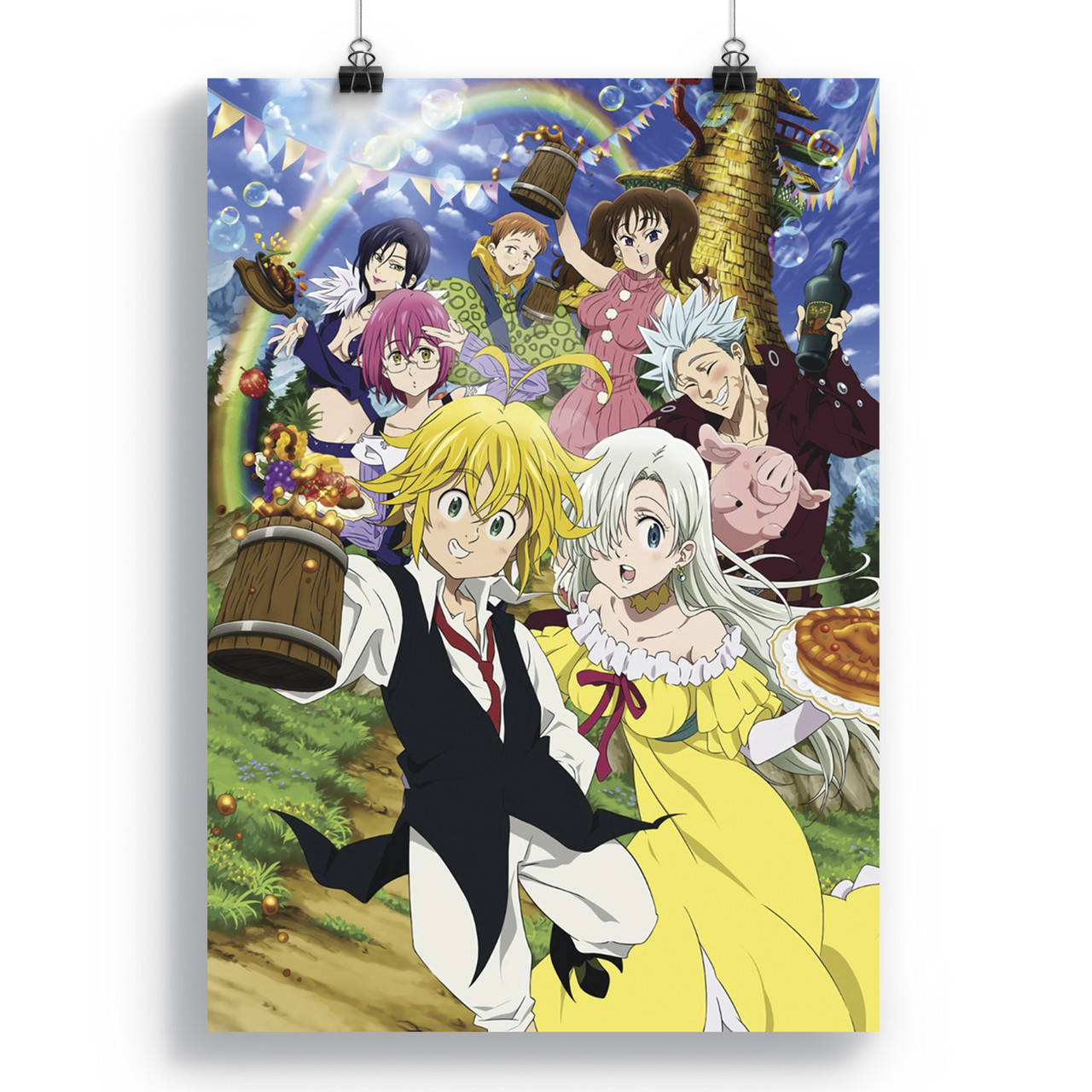 

Плакат Семь Смертных Грехов | Nanatsu no Taizai 17