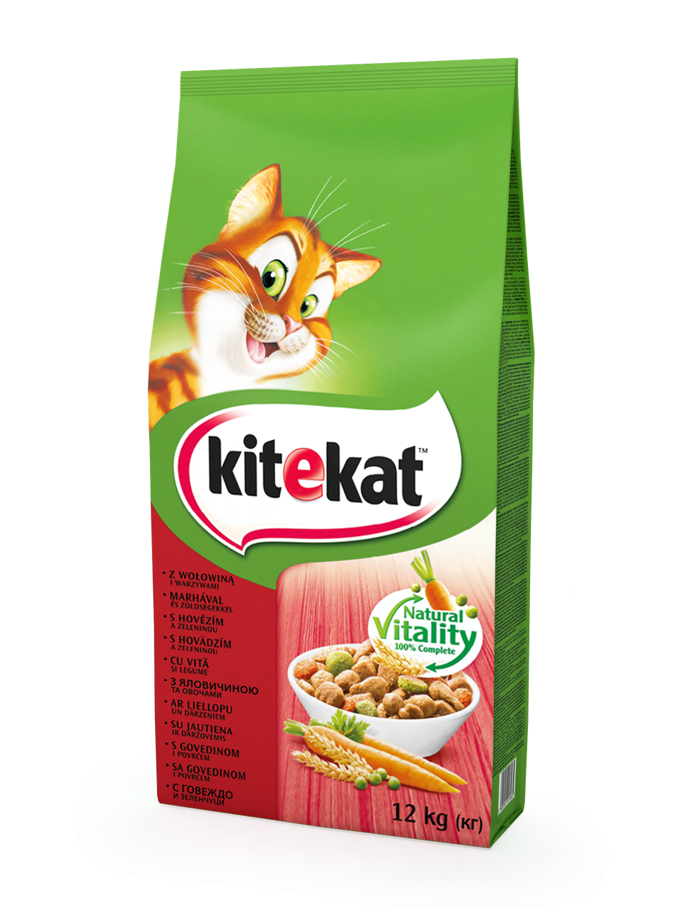 

Kitekat ( говядина/овощи ) 12кг Сухой корм для кошек