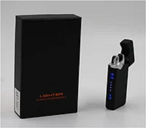 

Беспламенная спиральная электрическая USB зажигалка ZGP 23, Черный