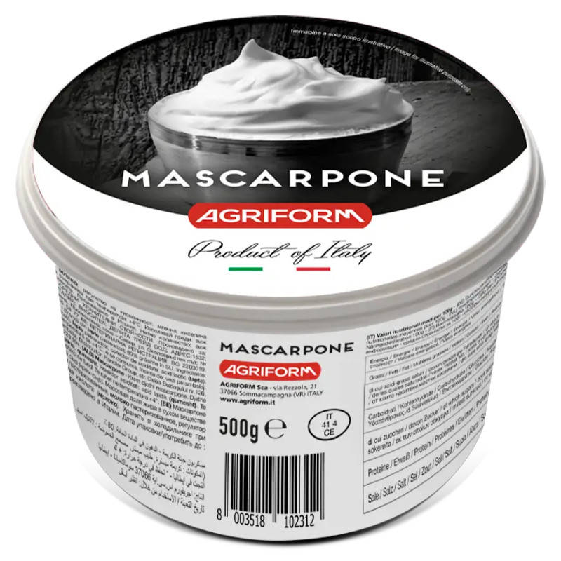

Крем-сыр Маскарпоне "Agriform" 80 % фасовка 0.5 kg