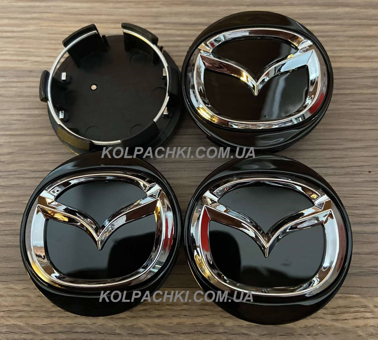 

Колпачки на диски Mazda 56мм 57 мм черные
