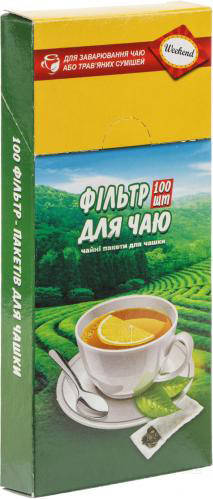 

Фильтр-пакет для чая, 100шт
