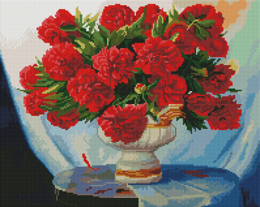 

Алмазная мозаика ColorArt 40х50 Красные пионы SP039