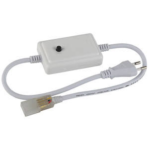 

Адаптер для LED ленты RGBY 6mm #12 220V+коннектор и заглушка