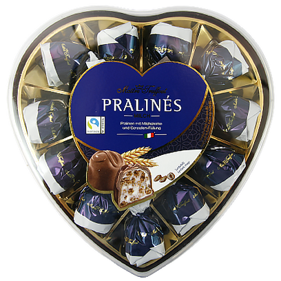 

Цукерки Маітре праліне молочні Maitre praline milch 165g 8шт/ящ (Код : 00-00010331)