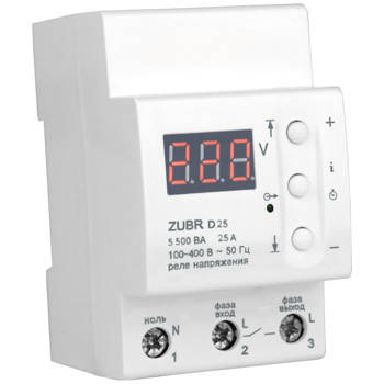 

Реле контроля напряжения ZUBR D25