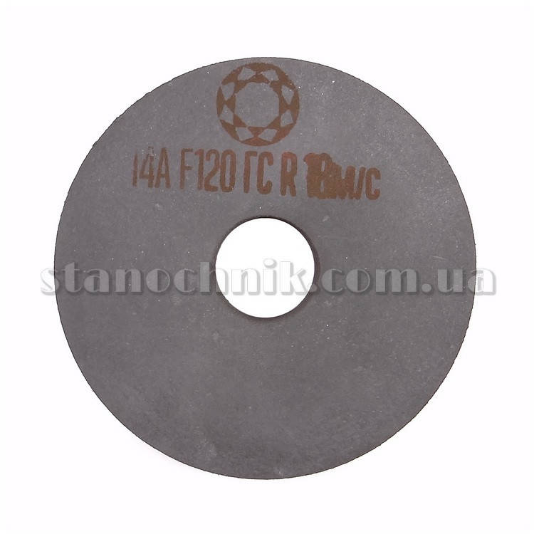 

Круг шлифовальный вулканит 14А ПП 125х20х32 F120 (16488)