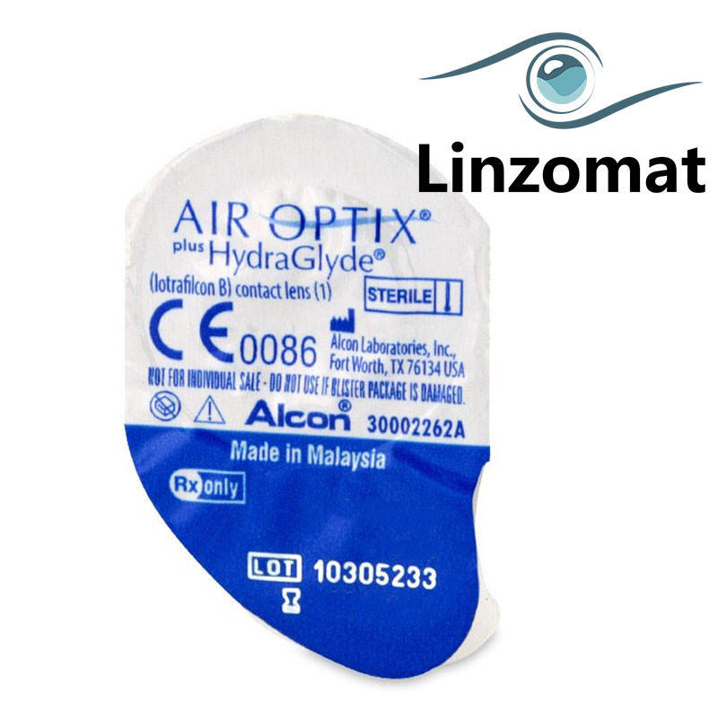 

Контактные линзы Air Optix plus HydraGlyde (Alcon) 1 шт