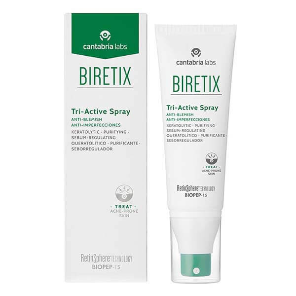 

Спрей для лечения акне, Tri-Active Spray Anti-Blemish Biretix 100 мл