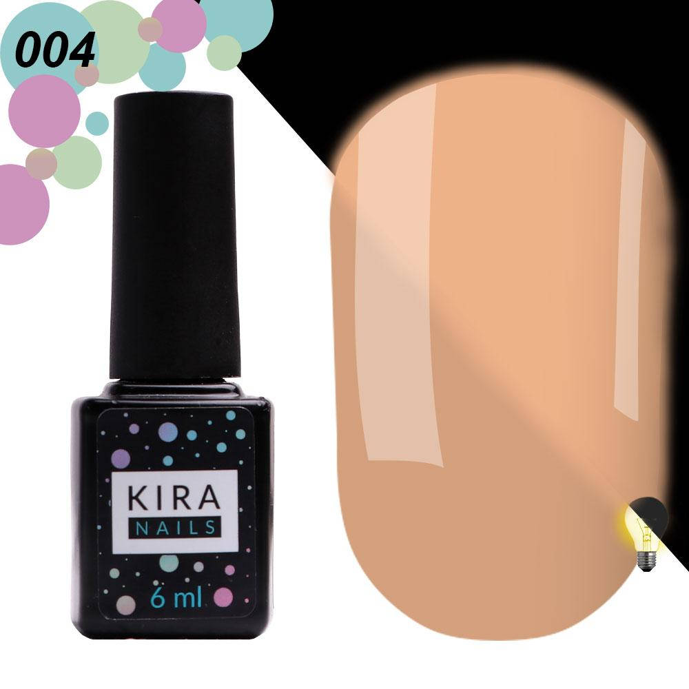 

Гель-лак Kira Nails FLUO №004, 6 мл