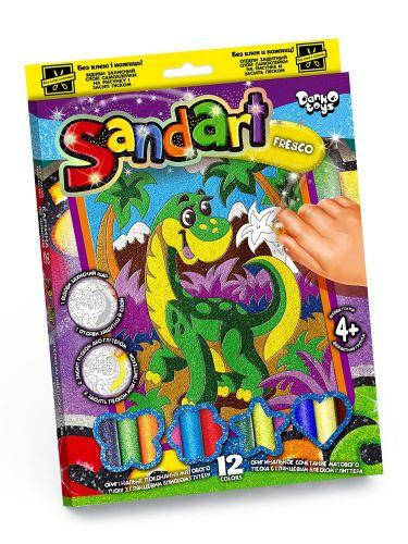 

Детская картина из цветного песка Danko Toys Sandart Динозаврик SA-02-10