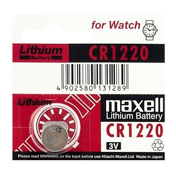 

Батарейка литиевая Maxell CR1220, 3V, блистер 1шт