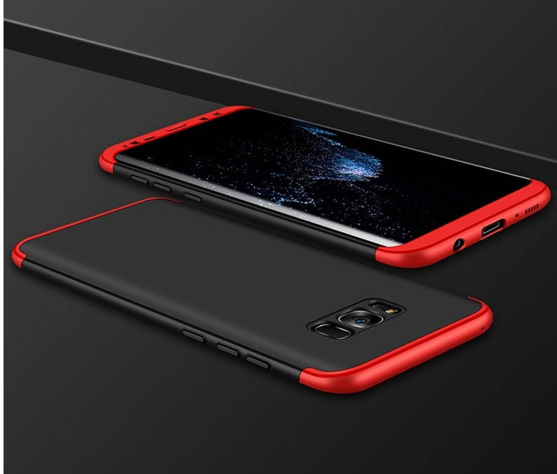 

Чехол GKK 360 для Samsung Galaxy S8 / G950 бампер накладка Black-Red