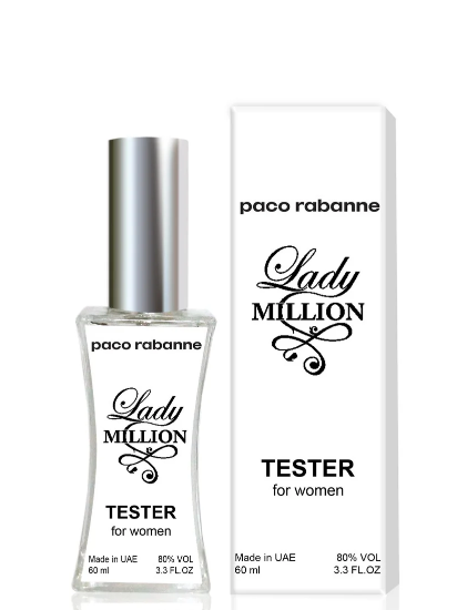 

Тестер женский Paco Rabanne Lady Million, 60 мл. (Пако Рабан Леди Миллион)