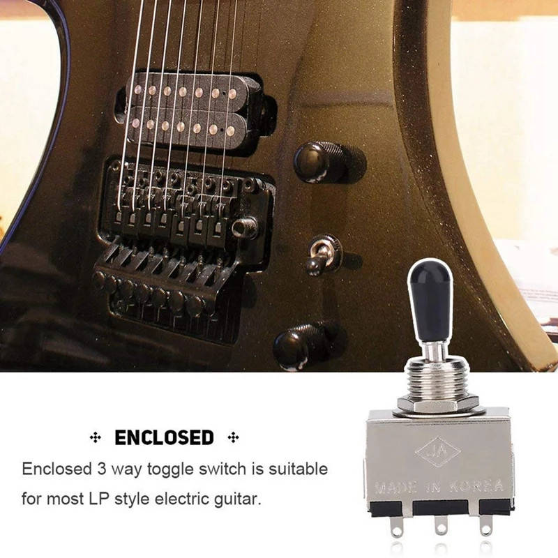 

Переключатель тумблер Korea switch для гитары электрогитары Gibson LP Les Paul SG ES ХРОМ