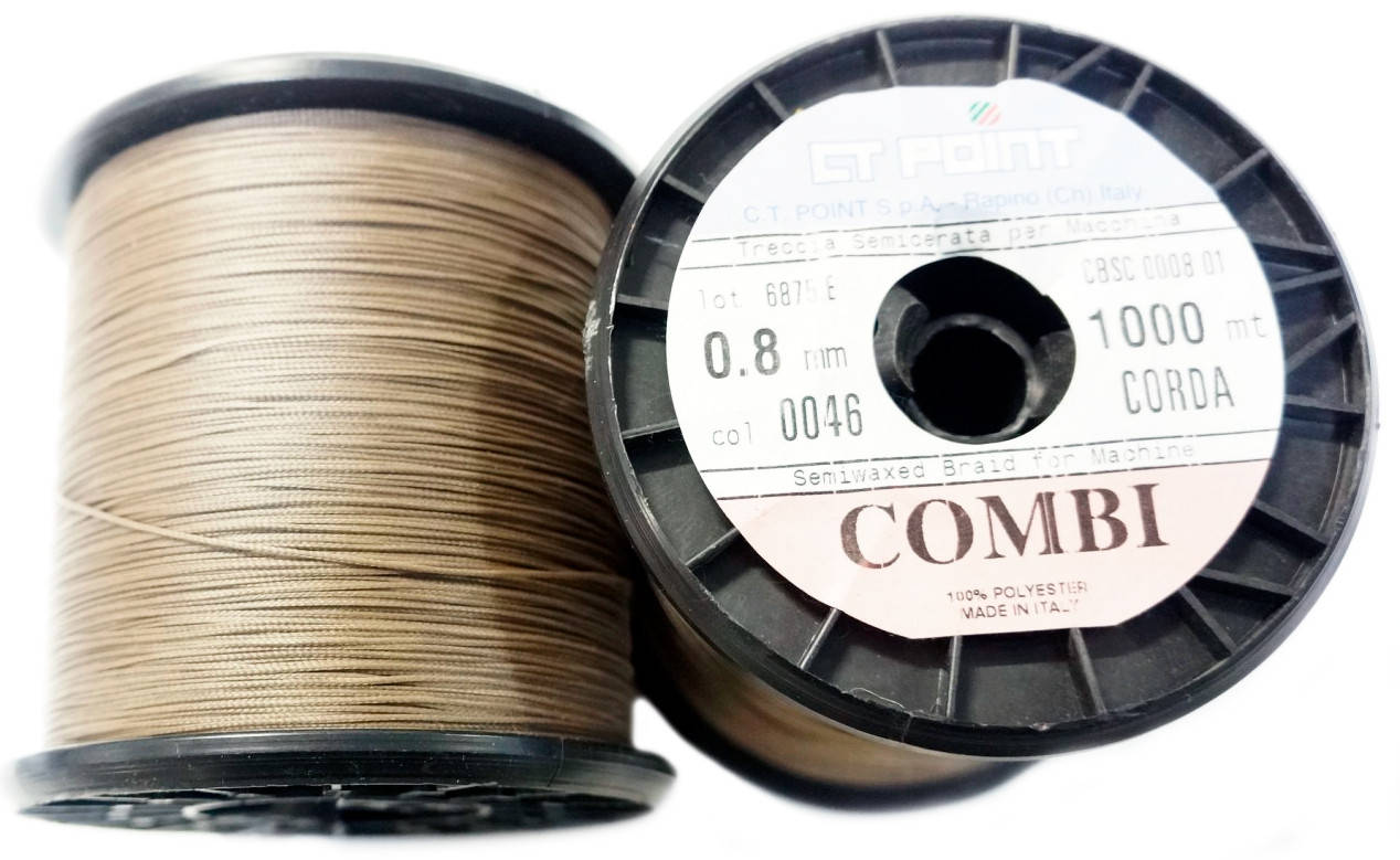 

Нитка "COMBI" 0,8мм вощеная (1000 м.) Светло коричневый CORDA(0046)