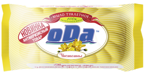 

Мило туалетне ОДА чистотіл 60гр (108)