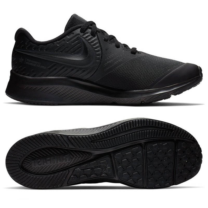 

Детские кроссовки Nike Star Runner 2 AQ3542-003, Чёрный, Размер (Украина) - 35