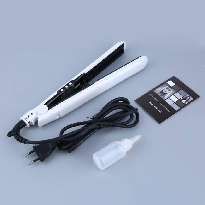 

Паровой выпрямитель-утюжок керамический инструмент гафре для укладки для волос