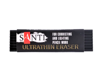 

Ластик SANTI ультратонкий профессиональный художественный, 75*20*5 мм, 560539
