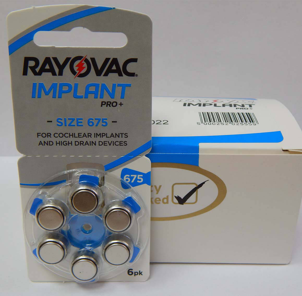 

Батарейки для кохлеарных имплантов Rayovac Implant Pro+ (60 шт)
