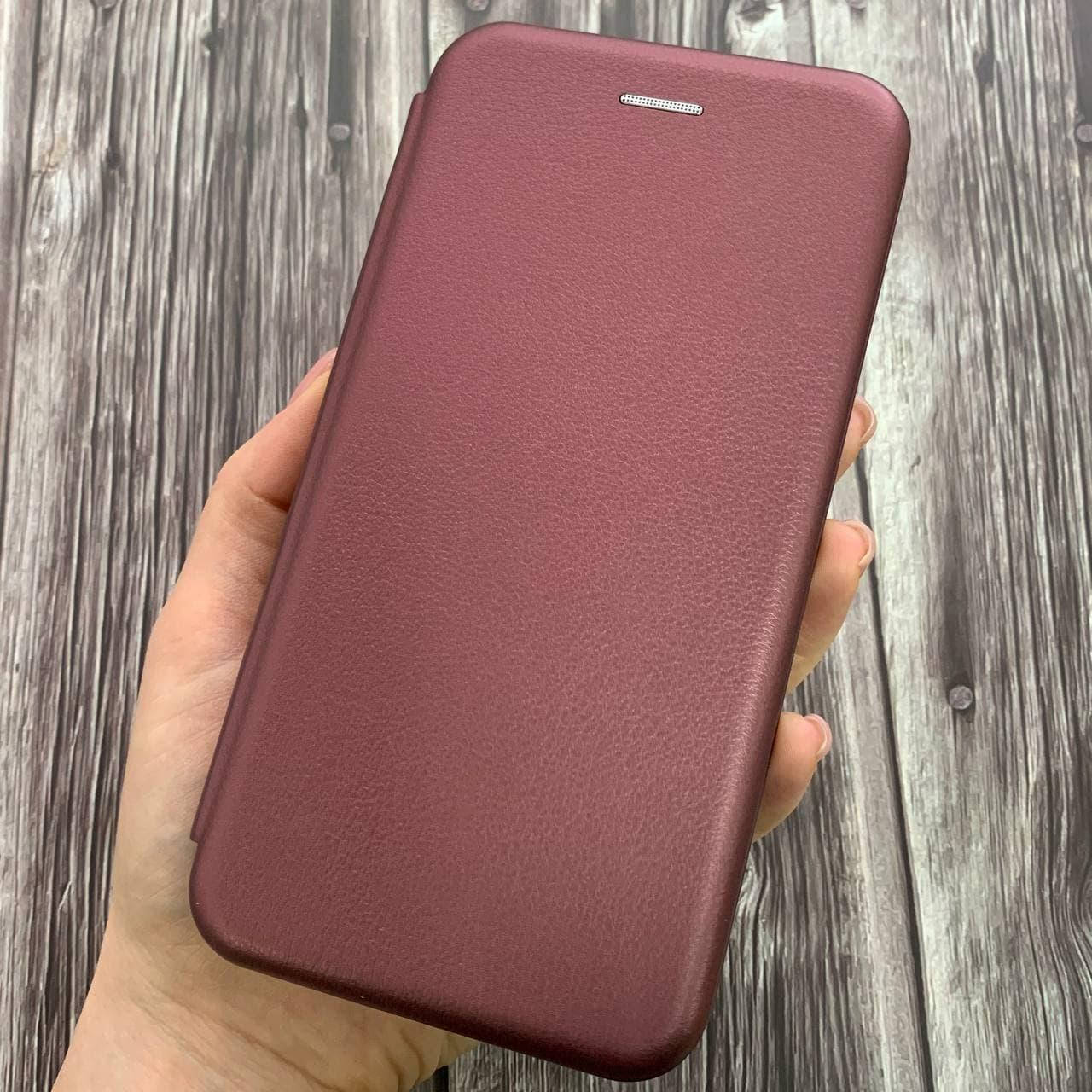 

Чехол книга для Samsung A10s с эко кожи с подставкой магнитом книжка на телефон самсунг а10с бордовая STN, Бордовый