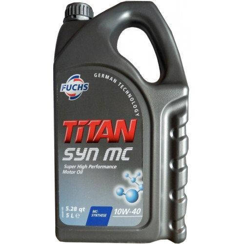

Масло моторное 10W-40 Fuchs TITAN SYN MC 10W-40.кан 5л, 501.00/505.00 (Пр-во TITAN) 601004384