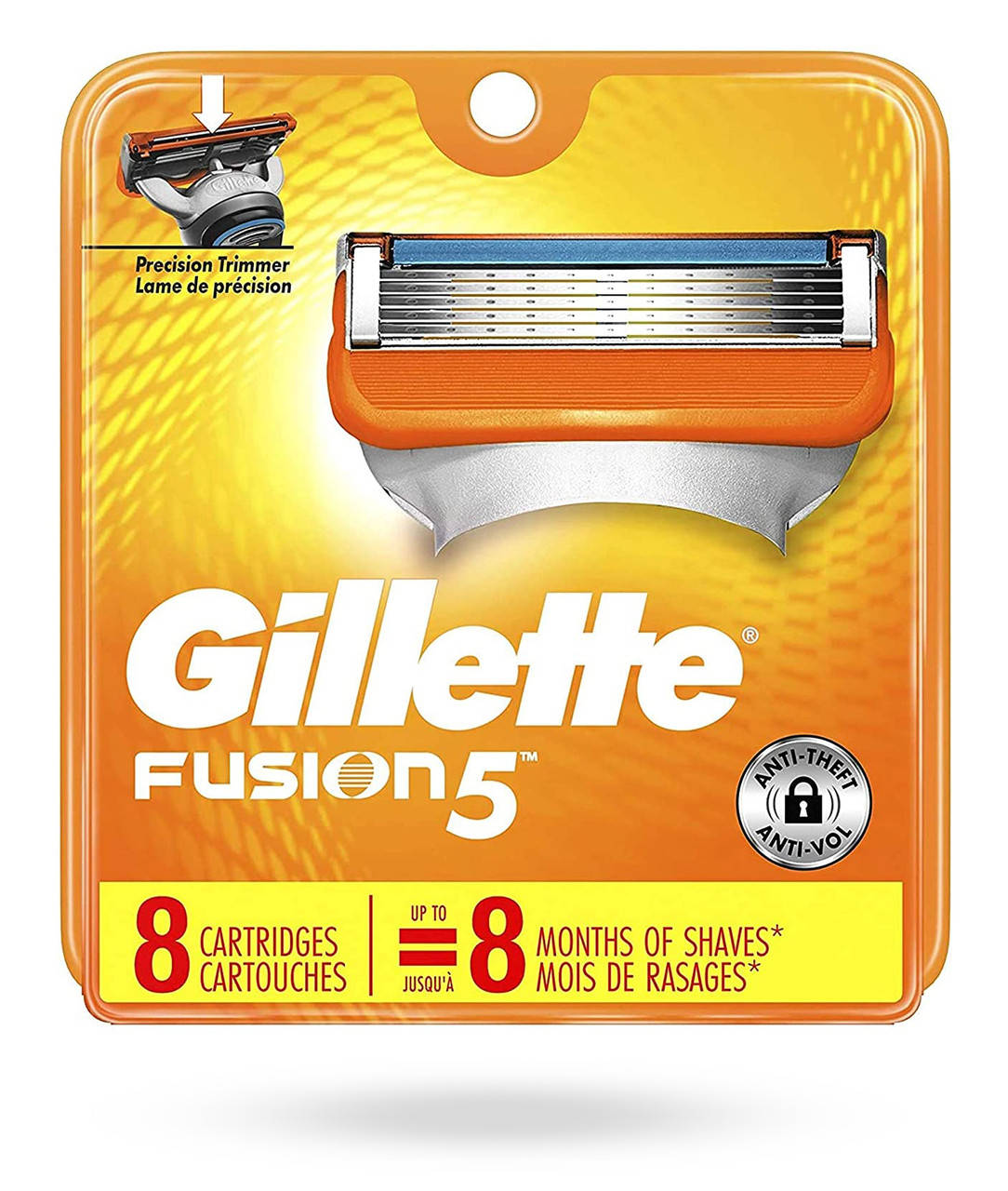 

Сменные картриджи для бритья Gillette Fusion5 8 шт
