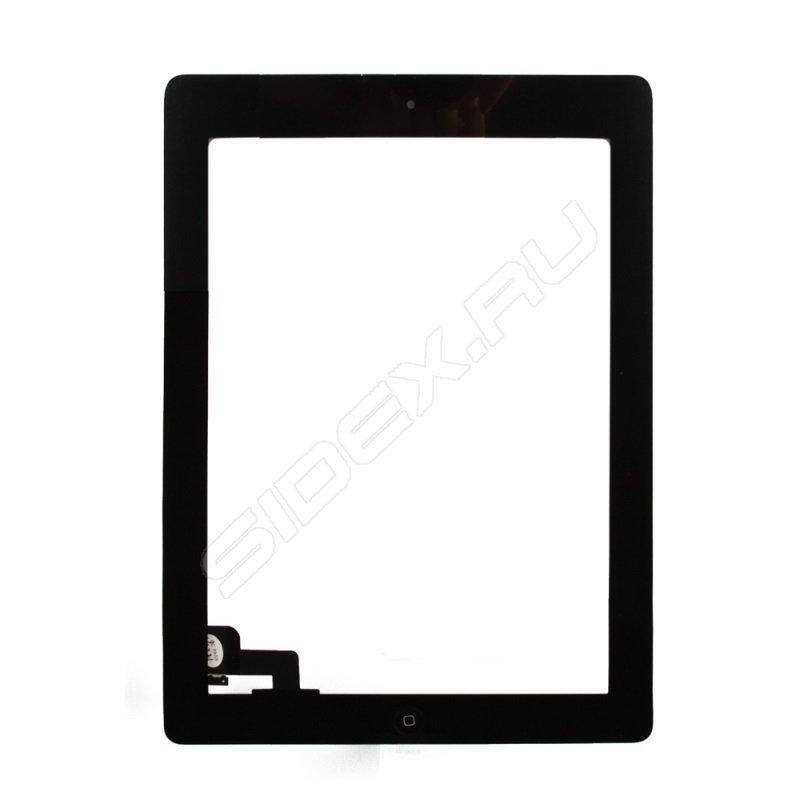 

Сенсорный экран для планшета Apple iPad A1396 черный \ ААА \ с кнопкой и скотчем