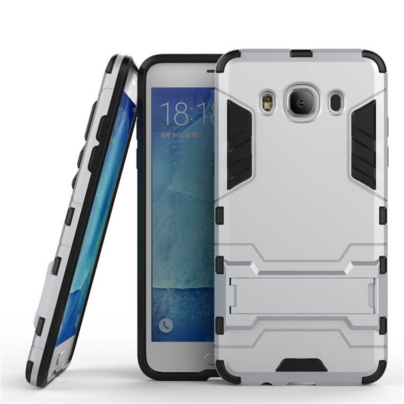 

Чехол Iron для Samsung J7 2016 / J710H / J710 / J710F бронированный бампер Броня Silver