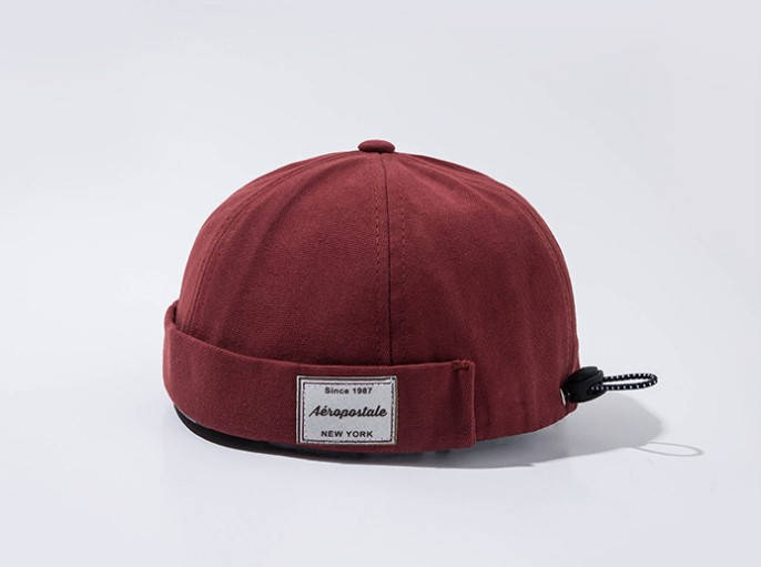 

Кепка Бейсболка без козырька Уличный Стиль Бордо 56-59 см, Бордовый